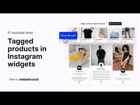 How to Create Shoppable Instagram feed with Tagged Products Section?