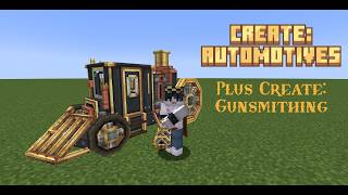 Minecraft Create: Automotives - Mod Showcase