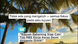 Ribuan Rekening siap cair. 