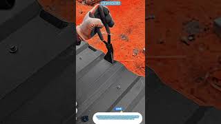 Manual Ridge Cap Seaming Pliers for Corrugated Metal Roofing and Flashing Installations