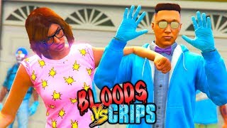 Bloods Vs Crips Abusive Girlfriend Gang War Gta5 Skit