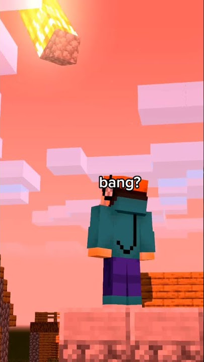 Bang Lari Bang Ada Meteor | Minecraft Animation