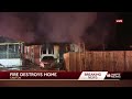 Fire destroys house on Main Street in Canton