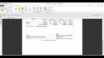 Digitally Signed Invoices Directly from Tally.ERP 9 - With Email