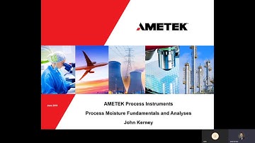 Webinar - Process Moisture Fundamentals and Analyses