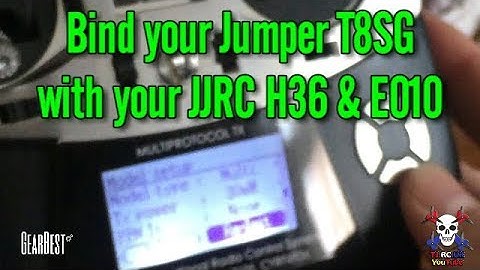 [JJRCH H36-E010] [Binding process] [Jumper T8SG]  [Deviation] [RC] [2.4 GHZ] [Transmitter]