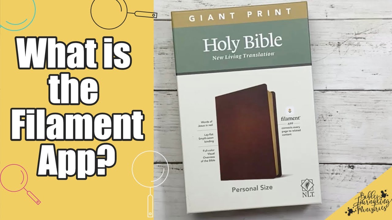 Review of Filament App and the NLT Personal Size Giant Print Holy Bible ...
