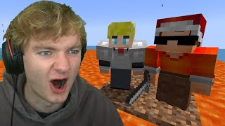 Tommy VS TimeDeo in Minecraft Lava Rising...