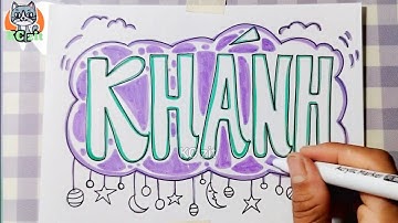 Nhịp điệu và sắc màu của chữ lớp 7 - sắc màu của chữ | Vẽ trang trí chữ cái | Kczit