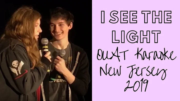 Jared Gilmore sings "I See the Light" with girlfri...
