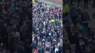 Troubles between Middlesbrough v Derby County fans 12.02.2022