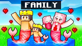 Having An MERMAID FAMILY in Minecraft!