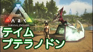 3 Ark プテラノドンをテイムしよう Ark Survival Evolved実況 Youtube