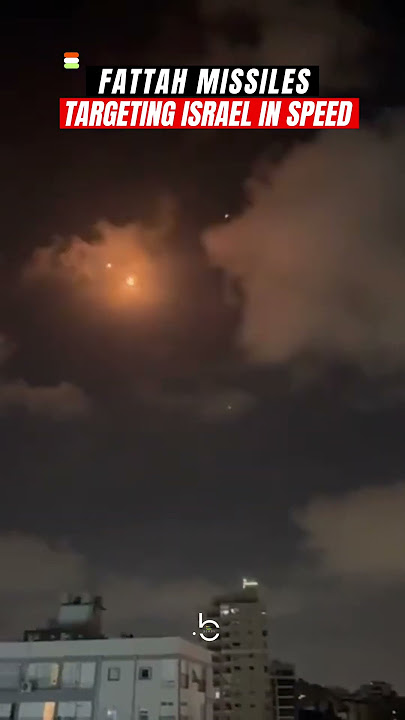 Hypersonic Fattah Missile: Iran’s Strike on Israel?🤯 #shorts