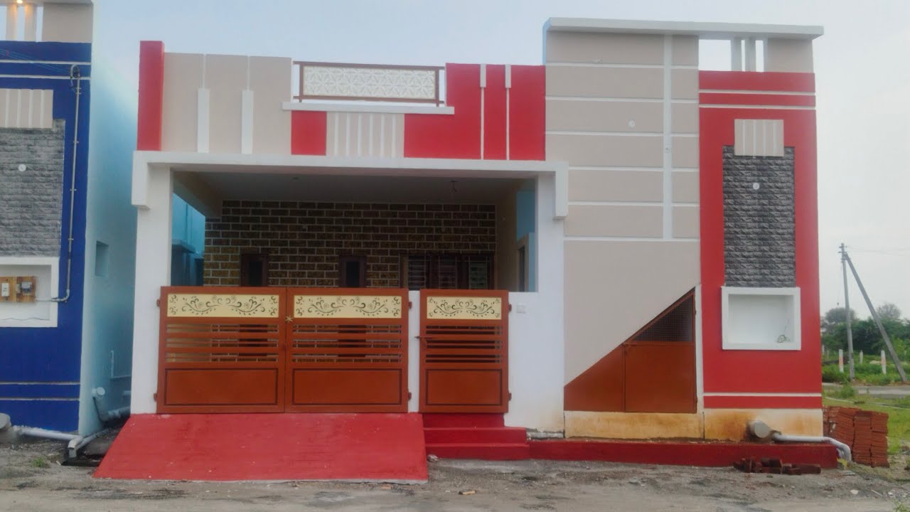 #முன்பணம் தேவையில்லை #கலெக்டர் ஆபீஸ் அருகில் #1200sqft ல் #DTCP அப்ரூவல் உடன் அட்டகாசமான வீடு #SALE