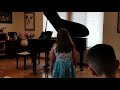 Vivian h playing piano