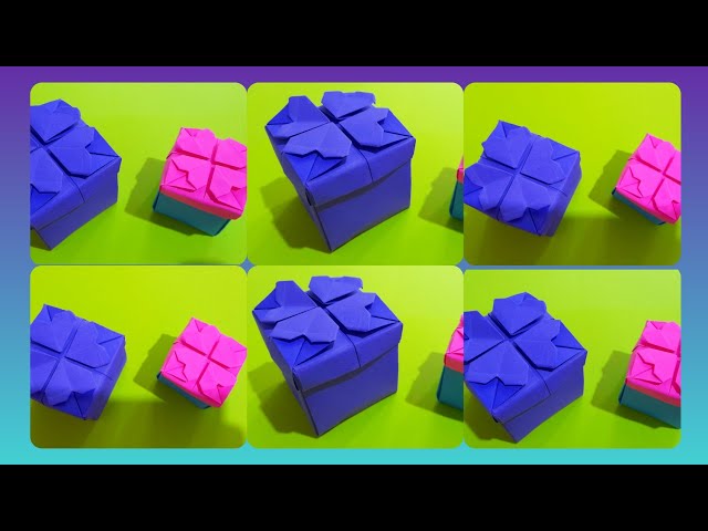 Origami Box Folding  How to Make Beautiful Origami Box with Paper 