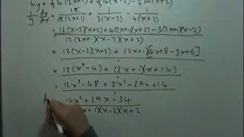Advanced Higher Maths: logarithmic differentiation compared to product rule