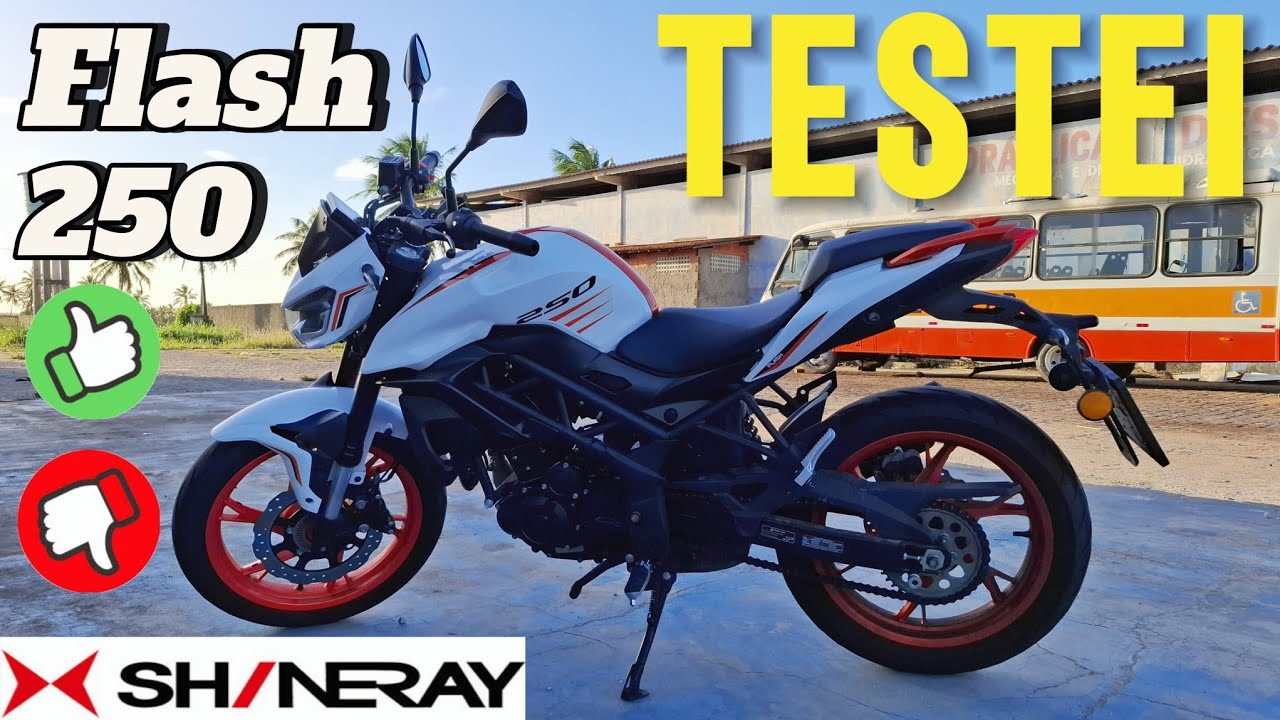FLASH 250 SHINERAY TESTE RIDE  