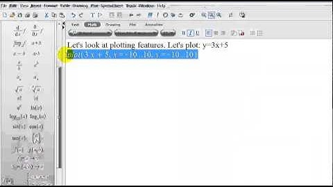 Getting started with Maple