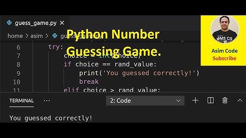 Python Number Guessing Game