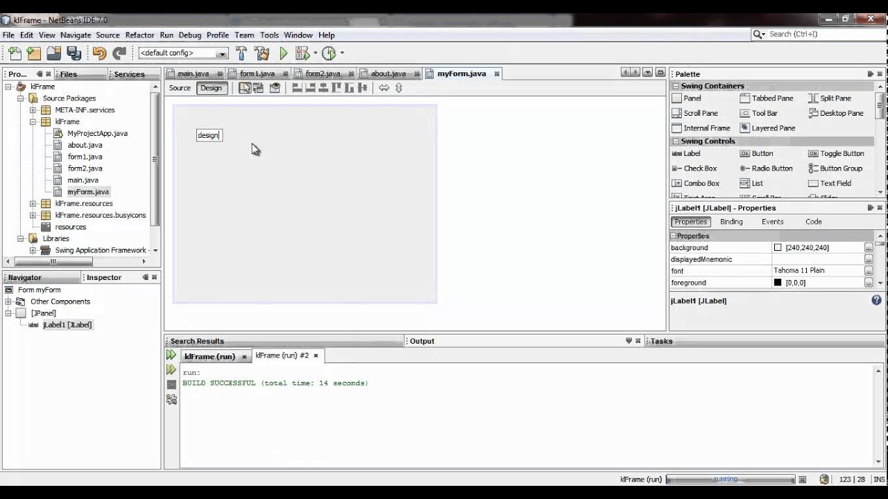 klFrame, simple Java Swing GUI MDI Forms - YouTube
