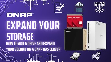 How to Add a Drive and EXPAND your VOLUME on a QNAP NAS Server | 2025