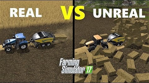 Farming Simulator 17 : REALISTIC vs UNREALISTIC FARM!!! - Gameplay Comparison -