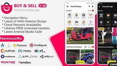 Buy and Sell Android Classified Flutter App  Source Code