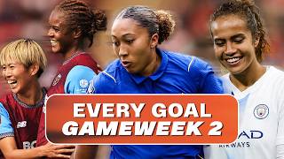 Every Goal From Gameweek 2 | Mary Fowler, Lauren James, Kelly Gago & More | Barclays WSL 26/27 screenshot 5