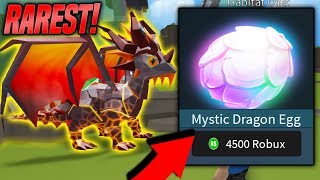 The Rarest Mystic Dragon In Dragon Keeper Simulator Roblox Youtube - dragon keeper codes roblox