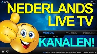 Kodi - Nederlands Live Tv Kanalen