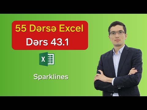 Video: Excel-də Sparkline alətlərindən necə istifadə edirəm?