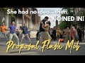 Sweetest Proposal Flash Mob - He Got Her Joining In at the End! 🥹