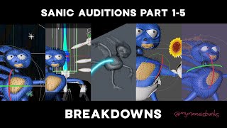 Sanic Auditions Part 1-5 (BREAKDOWNS + SONG DOWNLOAD)