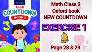 Grade 3 Math | Unit 1: Numbers | Oxford | NEW COUNTDOWN | Exercise 1 complete solution
