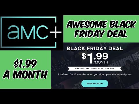 AMC+ $1.99 a Month Black Friday Deal - YouTube