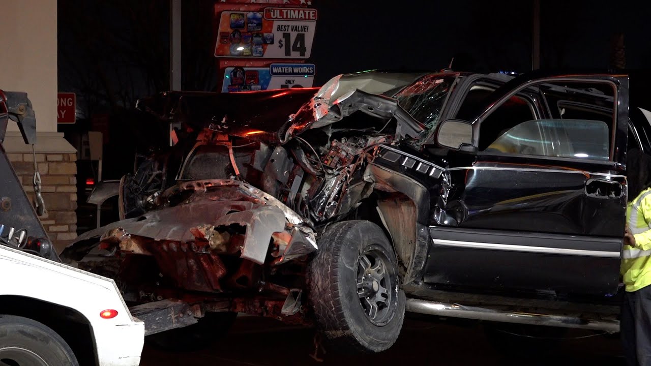 Four hospitalized after drunk driver crashes into HFD truck blocking ...