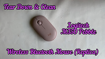 #35 Tear Down & Clean Logitech M350 Pebble Wireless Bluetooth Mouse (Replica)