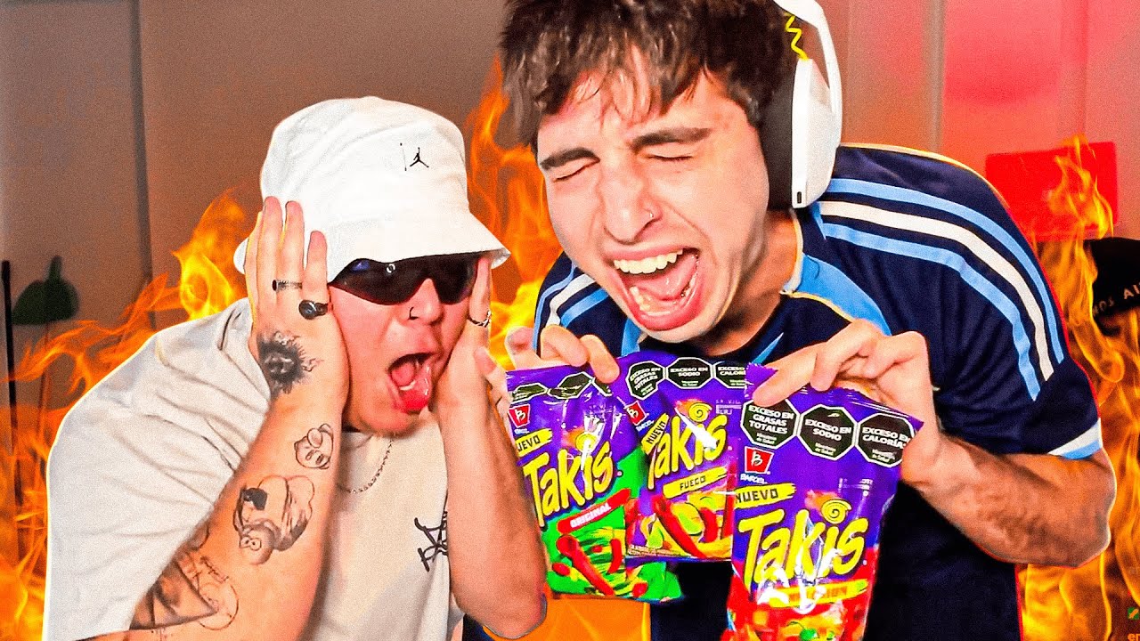 PROBANDO TAKIS FUEGO EN ARGENTINA
