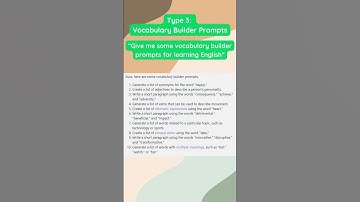 Prompts The Key To Efficient Use Of ChatGPT For English Language Teaching #shorts