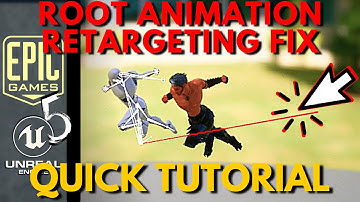 Unreal Engine 5 Tutorial: IK RIG Root Animation Retargeting QUICK FIX!