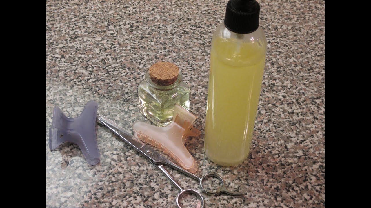Homemade Hair Spritz For Natural Hair Youtube