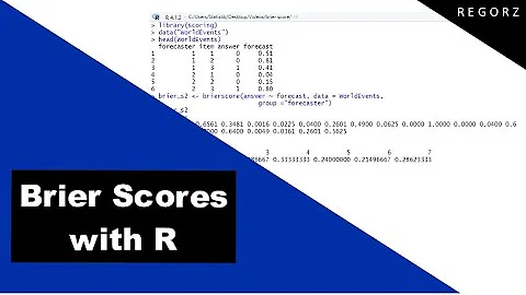 Brier Score in R
