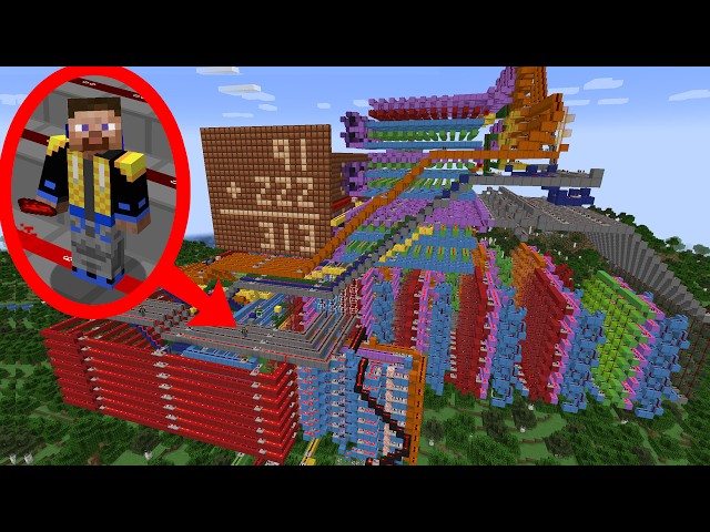 I Built a Calculator in Survival Minecraft class=