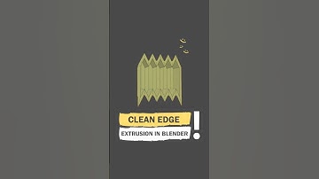 Clean Edge Extrusion in Blender#blender #blendertutorial #modelingtips #blender3d #cgthink