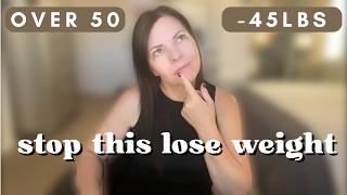 4 Reasons Exercise Won't Work for Menopause Weight Loss (Lost 45 lbs at 53 & 5'2")