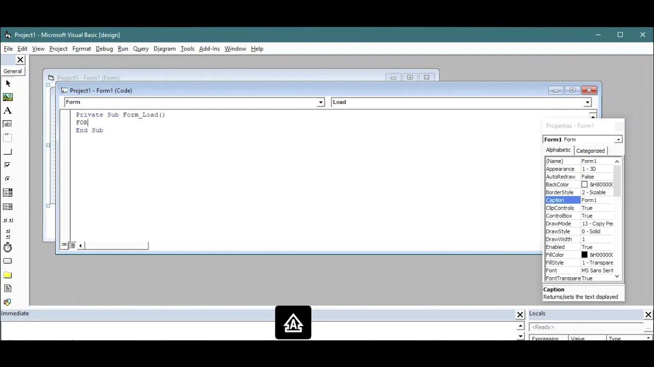 Code to display text in Visual Basic 6.0 - YouTube