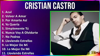 Cristian Castro 2024 MIX Grandes Exitos - Azul, Volver A Amar, Por Amarte Así, Yo Quería