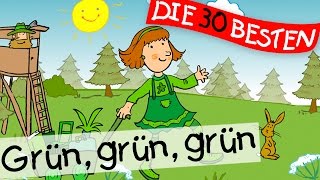 Grün grün grün sind alle meine Kleider - Kinderlieder Klassiker zum Mitsingen || Kinderlieder